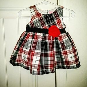 Infant Cute Plaid Dress Christmas dress